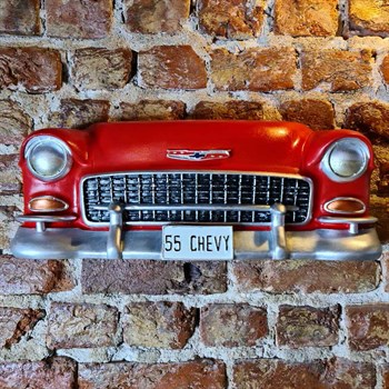 Chevrolet Duvar Heykeli Kırmızı