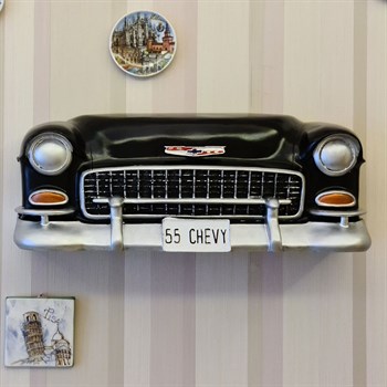 Chevrolet Duvar Heykeli Siyah
